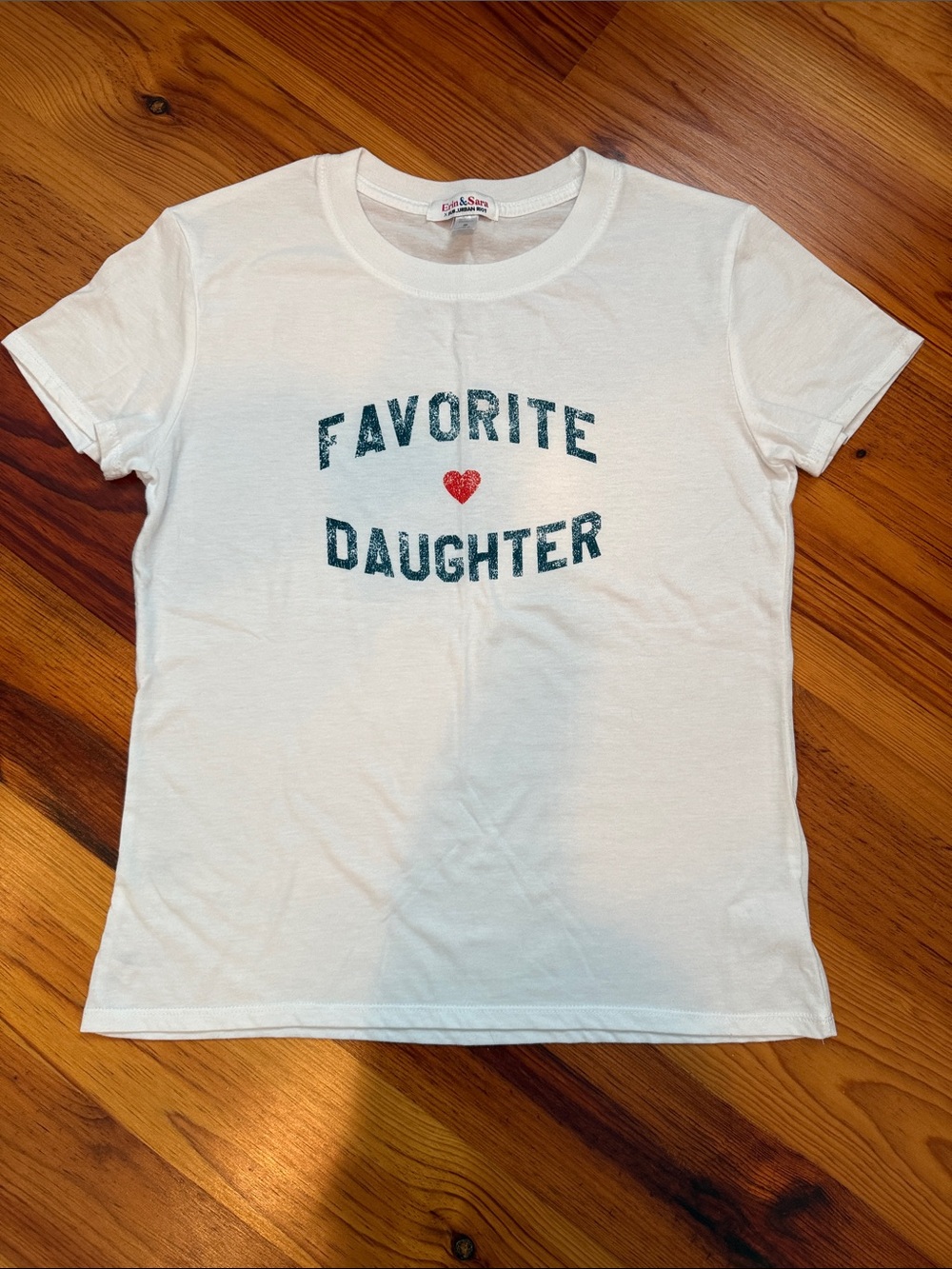 White "Favorite Daughter" Graphic Tee